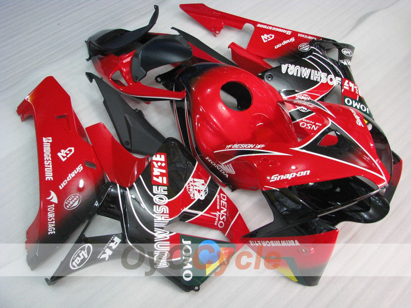 Kit carene stampate a iniezione per CBR600RR 05-06 - Rosso, Nero - JOMO #OYO87900253 Immagine principale del prodotto