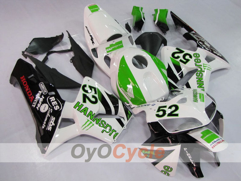 Kit carene a iniezione per CBR600RR 05-06 - Verde, Bianco, Nero - HANN Spree #OYO87900250 Immagine secondaria del prodotto