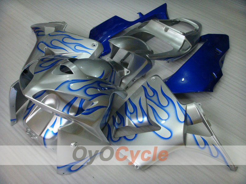 Kit carene stampate a iniezione per CBR600RR 05-06 - Blu, Argento - Fiamma #OYO87900249 Immagine principale del prodotto