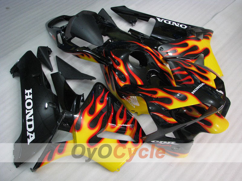 Kit carene a iniezione per CBR600RR 03-04 - Giallo, Nero - Fiamma #OYO87902521 Immagine principale del prodotto