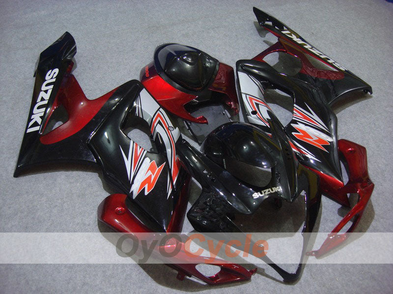 Kit carene a iniezione per GSX R1000 05-06 - Rosso, Nero - Stile di fabbrica #OYO87902012 Immagine principale del prodotto