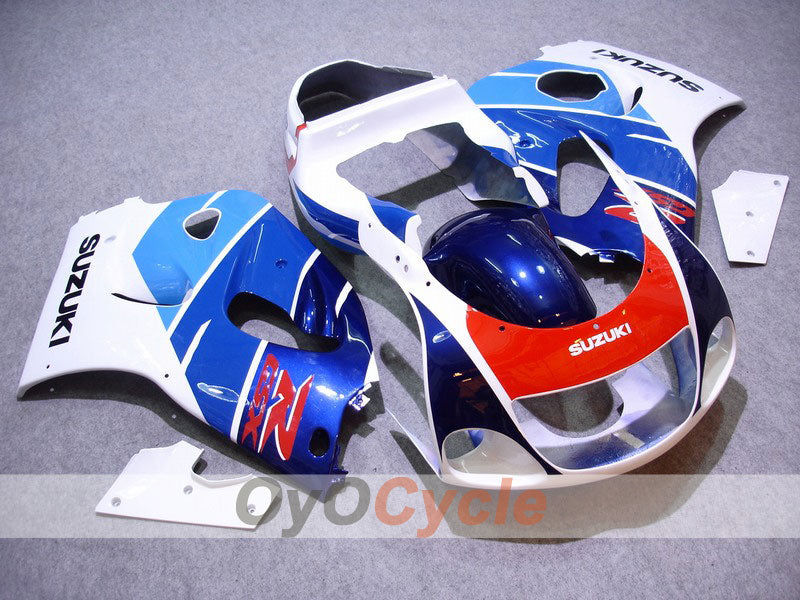 Kit carene per Suzuki GSXR750 del 96-99 - Blu, Bianco - Stile originale #OYO87903002 Immagine principale del prodotto