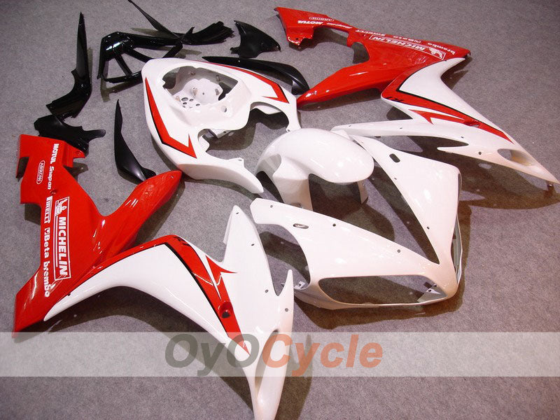 Kit carene a iniezione per YZF-R1 04-06 - Rosso, Bianco - Stile Factory, MICHELIN #OYO87900839 Immagine principale del prodotto