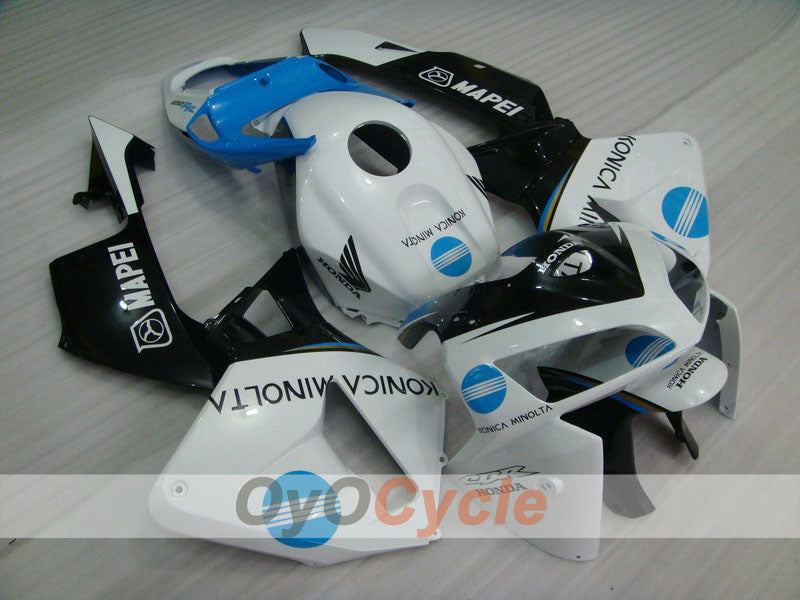 Kit carene stampate a iniezione per CBR600RR 05-06 - Bianco, Nero - Konica Minolta #OYO87900260 Immagine principale del prodotto