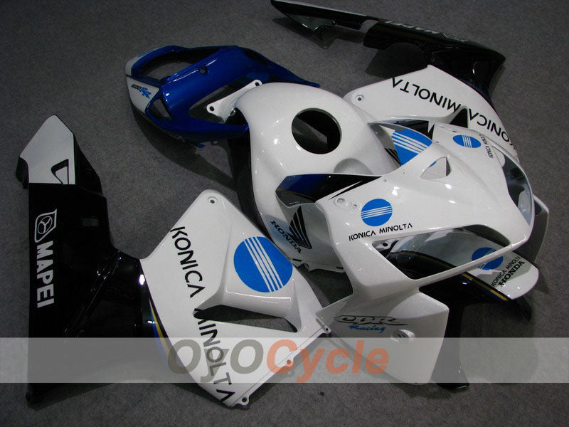 Kit carene stampate a iniezione per CBR600RR 05-06 - Bianco, Nero - Konica Minolta #OYO87900261 Immagine principale del prodotto