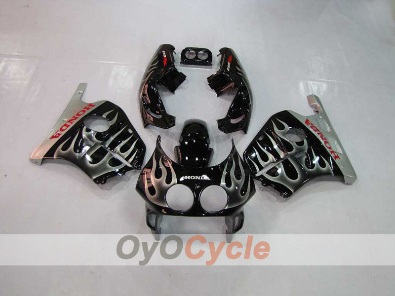 Kit carene a iniezione per CBR250RR 90-94 - Nero, Argento - Fiamma #OYO87902950 Immagine principale del prodotto