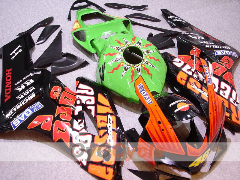 Carenatura a iniezione per CBR1000RR 04-05 - Arancione, Nero - Rossi #OYO87900540 Immagine principale del prodotto