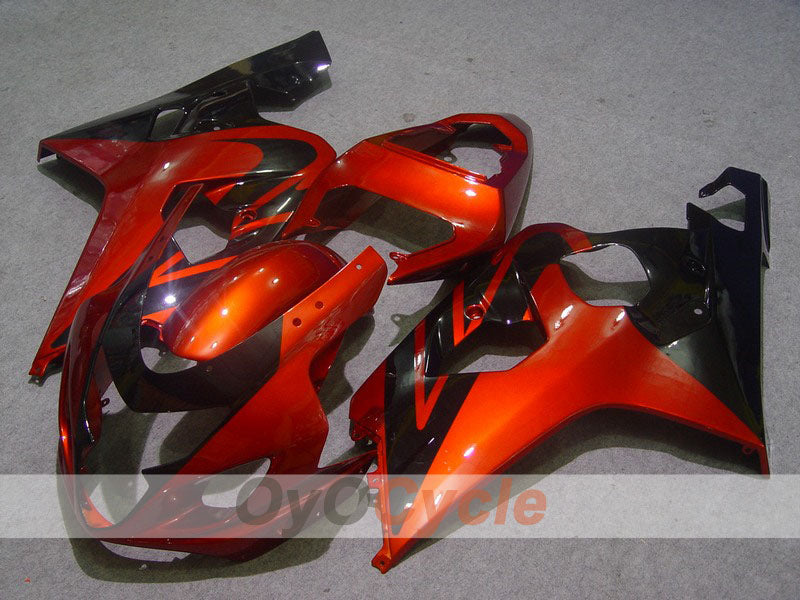 Carenatura a iniezione per GSX R750 anni 04-05 - Arancione, Nero - Stile di fabbrica #OYO87901229 Immagine principale del prodotto
