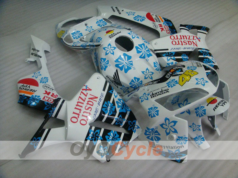 Kit carene a iniezione per CBR600RR 05-06 - Blu, Bianco - Nastro Azzurro #OYO87900273 Immagine principale del prodotto