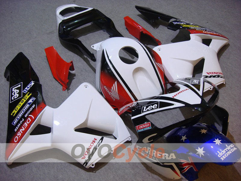 Kit carene a iniezione per CBR600RR 03-04 - Bianco, Nero - Lee #OYO87902534 Immagine principale del prodotto