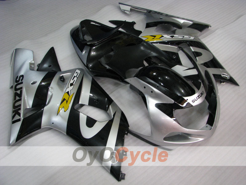 Kit carenatura a iniezione per GSX R750 00-03 - Nero, Grigio - Stile di fabbrica #OYO87901119 Immagine principale del prodotto