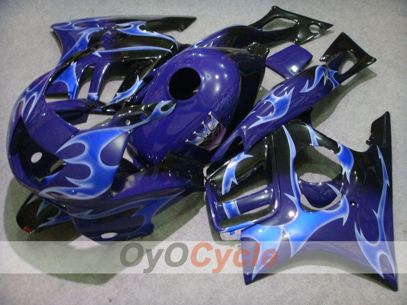 Carene a iniezione per CBR600F3 97-98 - Blu, Nero - Fiamma #OYO87900067 Immagine principale del prodotto