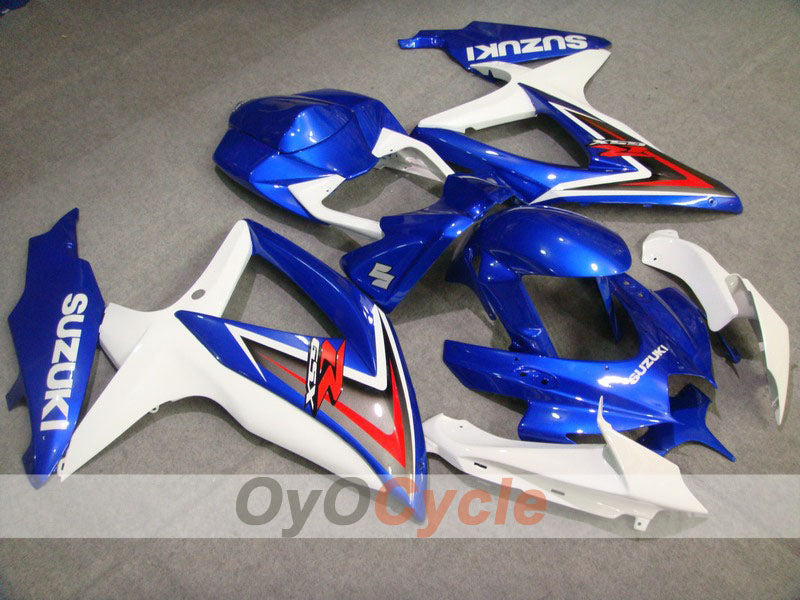 Kit carene a iniezione per GSX R600 08-10 - Blu, Bianco - Stile Fabbrica #OYO87901662 Immagine principale del prodotto