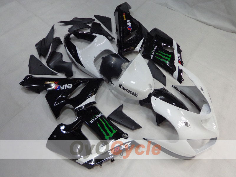 Kit carene a iniezione per NINJA ZX-6R 05-06 - Bianco, Nero - Monster #OYO87901876 Immagine principale del prodotto