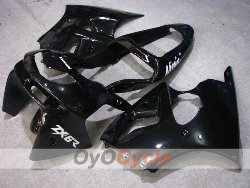 Kit carene per NINJA ZX-6R 98-99 - Nero - Stile di fabbrica #OYO87903005 Immagine principale del prodotto