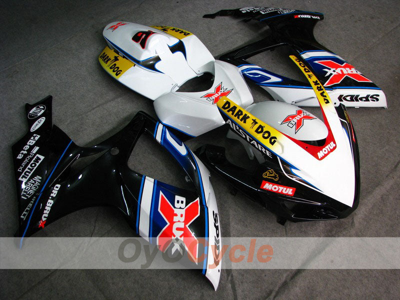 Kit Carenatura a Iniezione per GSX R750 06-07 - Bianco, Nero - Dark Dog #OYO87901279 Immagine principale del prodotto