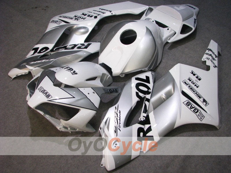 Kit carene a iniezione per CBR1000RR 04-05 - Bianco, Argento - Repsol #OYO87900537 Immagine principale del prodotto