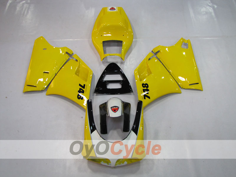 Carene a iniezione per Ducati 748 del 94-02 - Giallo, Nero - Stile di fabbrica #OYO87902048 Immagine secondaria del prodotto