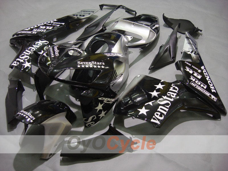 Kit carene stampate a iniezione per CBR600RR 05-06 - Nero, Argento - SevenStars #OYO87900349 Immagine principale del prodotto