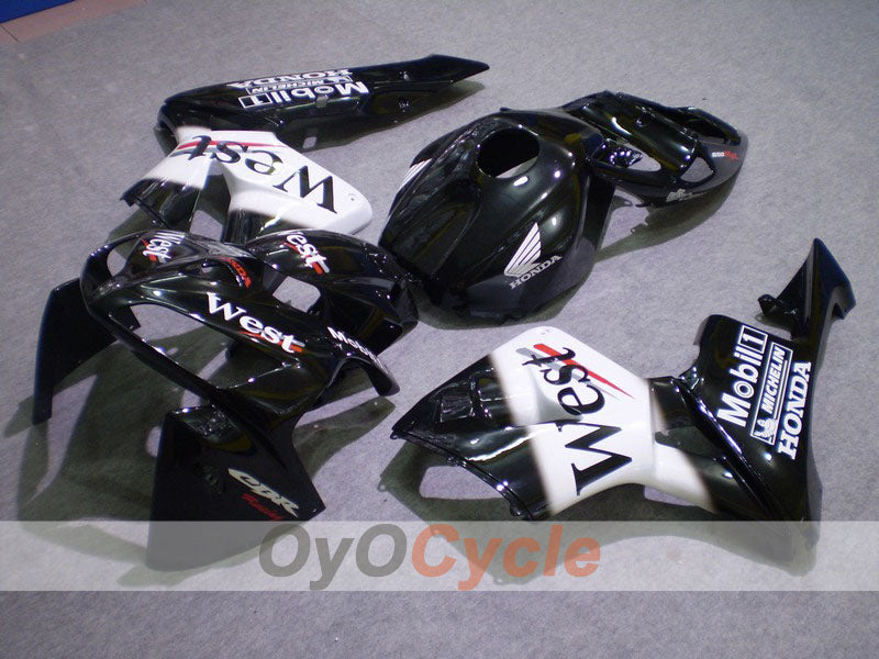 Kit carene stampate a iniezione per CBR600RR 05-06 - Bianco, Nero - West #OYO87900354 Immagine principale del prodotto