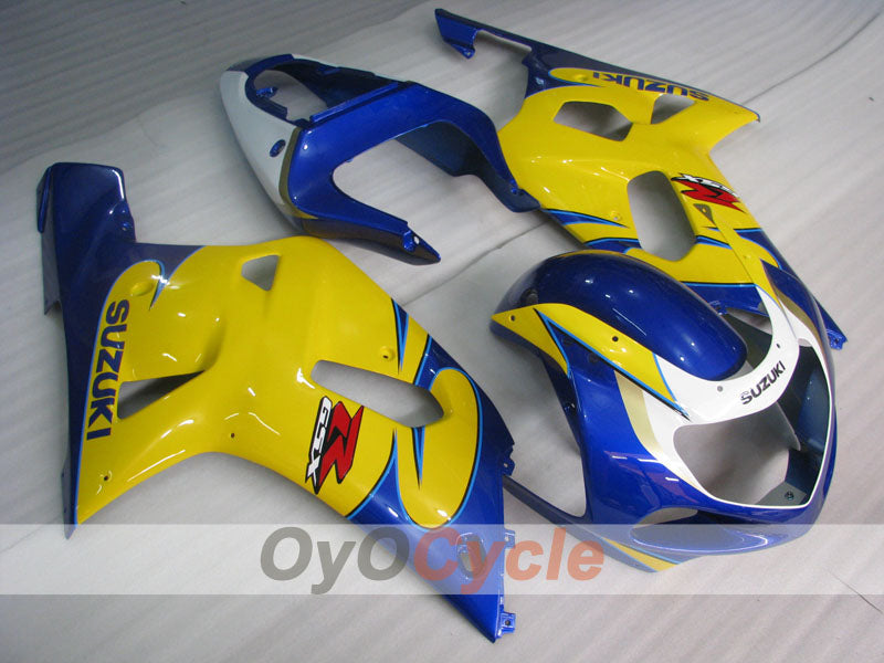 Carenatura a iniezione per GSX R1000 00-02 - Giallo, Blu - Stile di fabbrica #OYO87905193 Immagine principale del prodotto