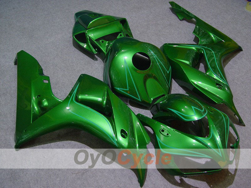Kit carene a iniezione per CBR1000RR 06-07 - Verde - Stile originale #OYO87900632 Immagine principale del prodotto
