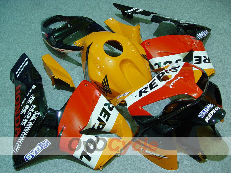 Kit carene a iniezione per CBR600RR 05-06 - Giallo, Nero - MICHELIN, RK, Repsol #OYO87900334 Immagine principale del prodotto