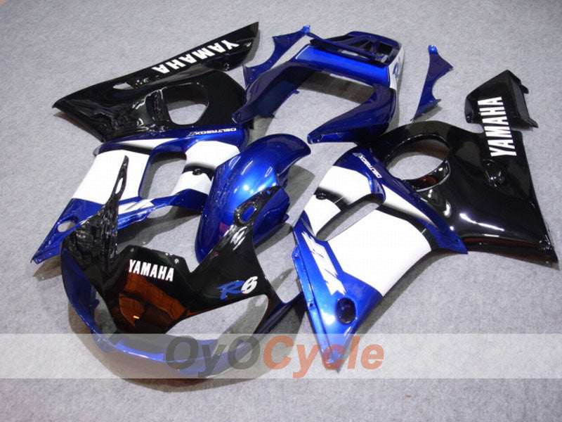 Kit carene a iniezione per 98-02 YZF-R6 - Blu, Nero - Stile di fabbrica #OYO87901008 Immagine principale del prodotto