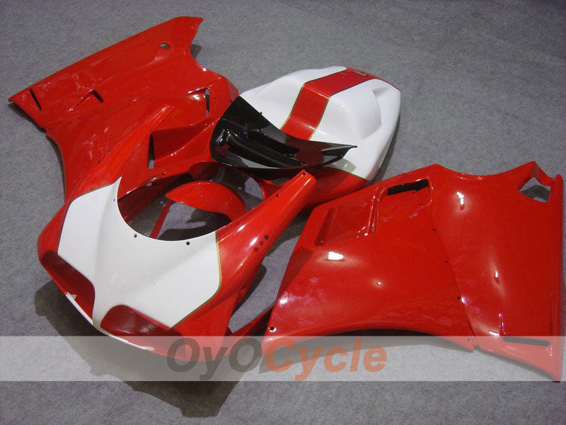 Kit carene a iniezione per Ducati 996 del 99-02 - Rosso, Bianco - Stile Factory #OYO87902203 Immagine principale del prodotto