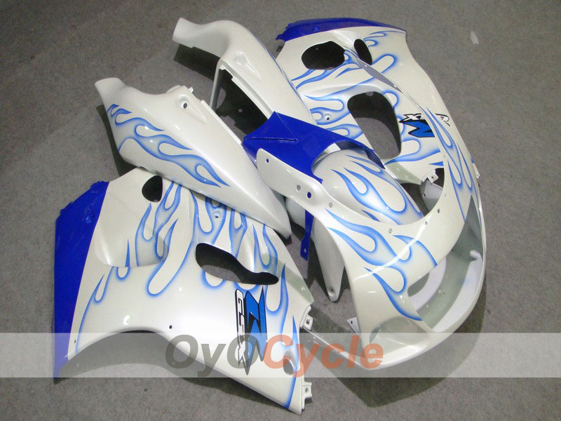 Kit carene per Suzuki GSXR750 del 96-99 - Blu, Bianco - Fiamma #OYO87902993 Immagine principale del prodotto