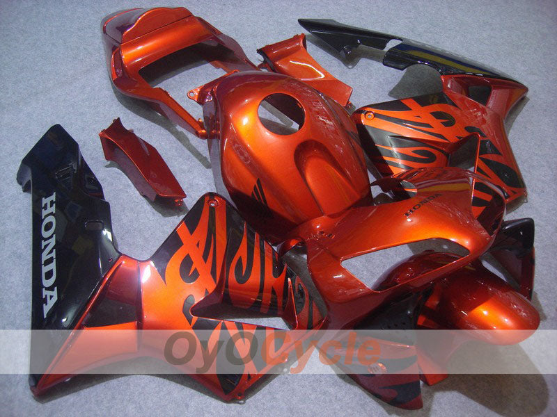 Kit carene a iniezione per CBR600RR 03-04 - Arancione, Nero - Stile di fabbrica #OYO87902571 Immagine principale del prodotto