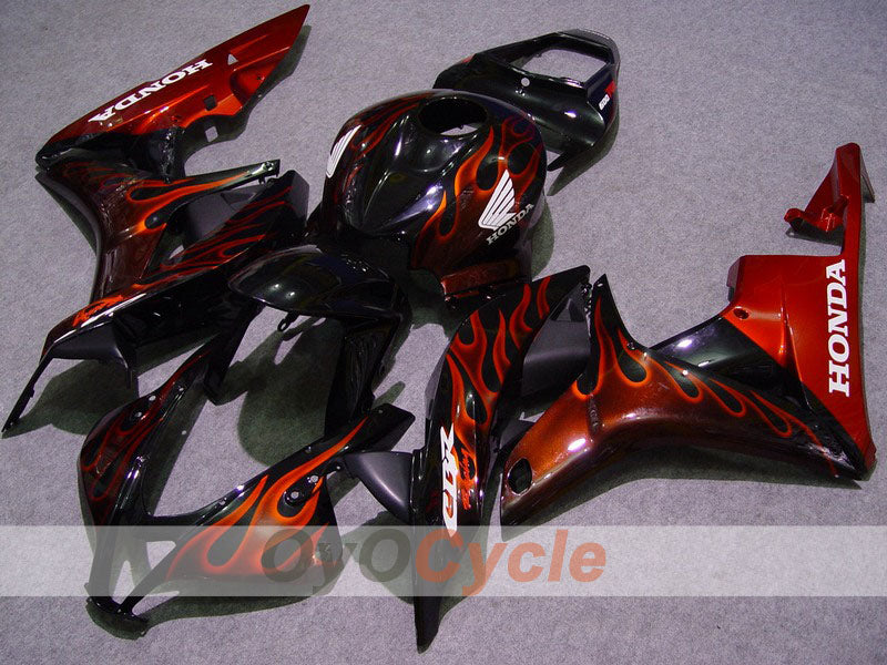 Kit carene a iniezione per CBR600RR 07-08 - Rosso, Nero - Fiamma #OYO87900358 Immagine principale del prodotto
