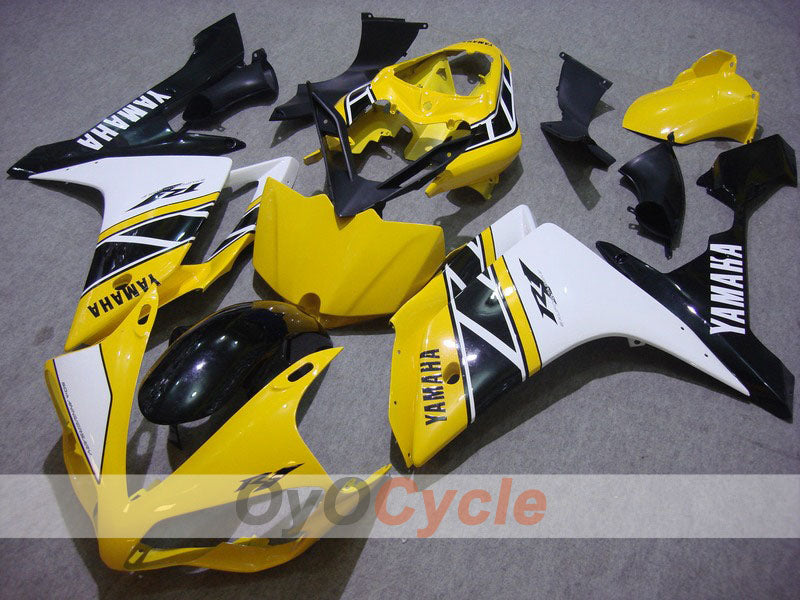 Kit carene a iniezione per YZF-R1 07-08 - Giallo, Nero - Stile di fabbrica #OYO87900871 Immagine principale del prodotto