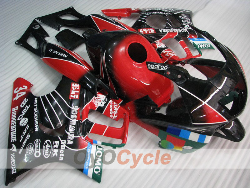 Kit carene a iniezione per CBR600F3 95-96 - Rosso, Nero - JOMO #OYO87900021 Immagine principale del prodotto
