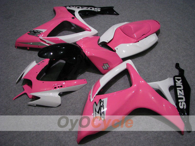 Kit carene a iniezione per GSX R600 06-07 - Bianco, Rosa - Stile originale #OYO87901594 Immagine principale del prodotto