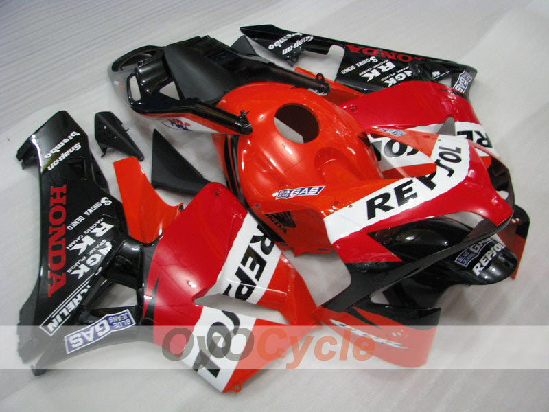 Kit carene stampate a iniezione per CBR600RR 03-04 - Rosso, Nero - Repsol #OYO87902589 Immagine principale del prodotto