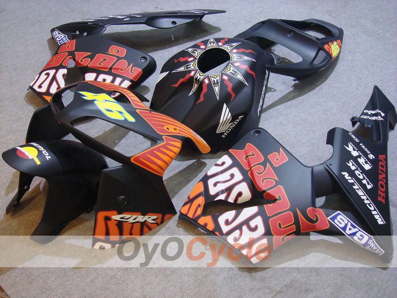 Kit carene a iniezione per CBR600RR anni 05-06 - Nero opaco - MICHELIN, RK, Rossi #OYO87900342 Immagine principale del prodotto