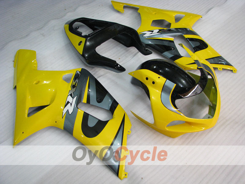 Carenatura a iniezione per GSX R1000 00-02 - Giallo, Nero - Stile di fabbrica #OYO87905194 Immagine principale del prodotto
