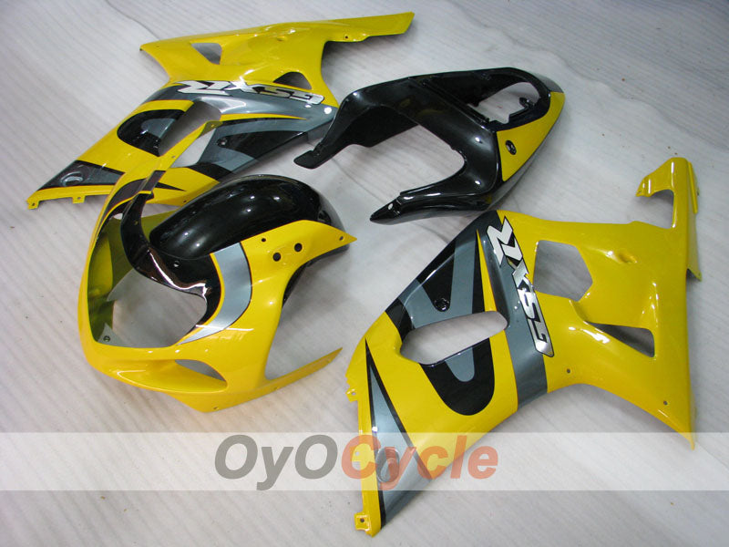 Carenatura a iniezione per GSX R600 01-03 - Giallo, Nero - Stile di fabbrica #OYO87905093 Immagine principale del prodotto