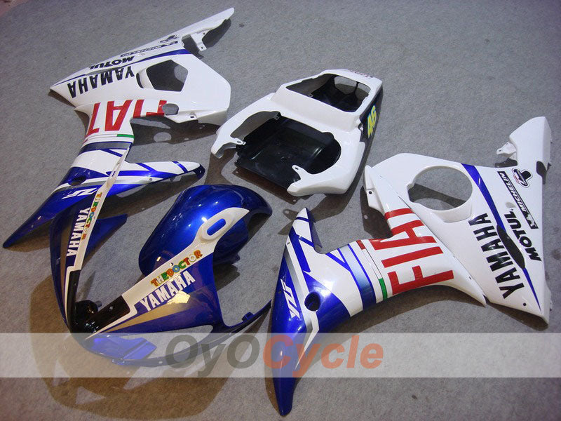 Kit carene a iniezione per YZF-R6 05 - Blu, Bianco - FIAT, MOTUL #OYO87902645 Immagine principale del prodotto