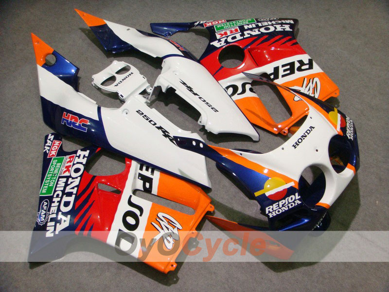 Kit Carene a Iniezione per CBR250RR 88-89 - Rosso, Bianco - Repsol #OYO87902907