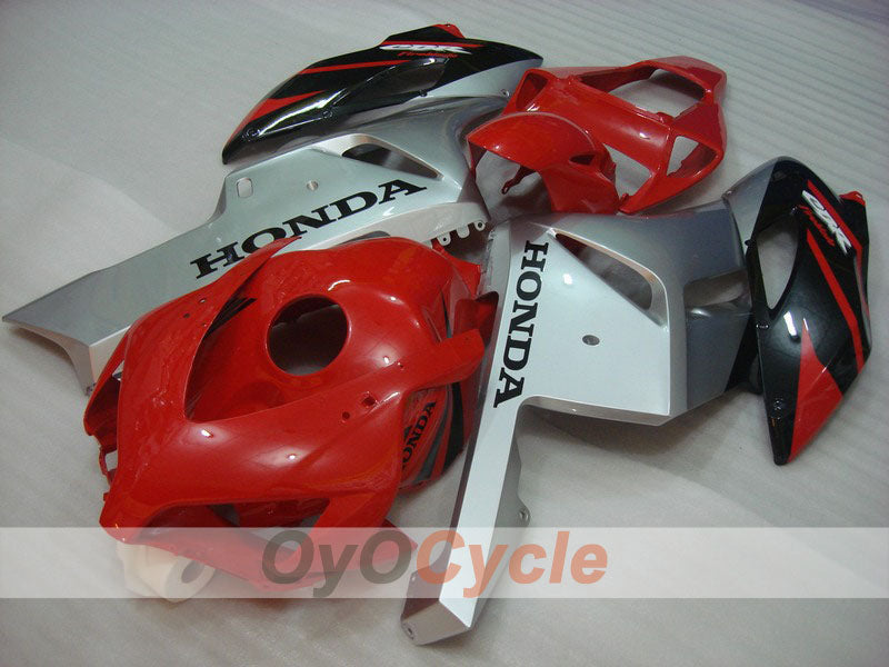 Kit carenatura a iniezione per CBR1000RR 04-05 - Rosso, Argento - Fireblade #OYO87900475 Immagine principale del prodotto