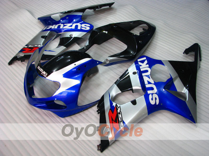 Kit carene a iniezione per GSX R1000 00-02 - Bianco, Nero - Stile di fabbrica #OYO87905129 Immagine secondaria del prodotto
