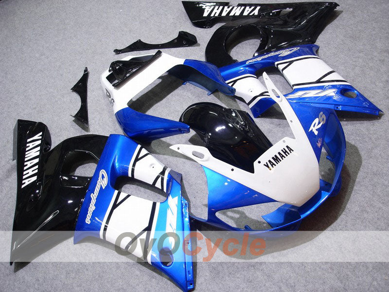 Carene a iniezione per YZF-R6 98-02 - Blu, Bianco - Stile Factory #OYO87901010 Immagine principale del prodotto
