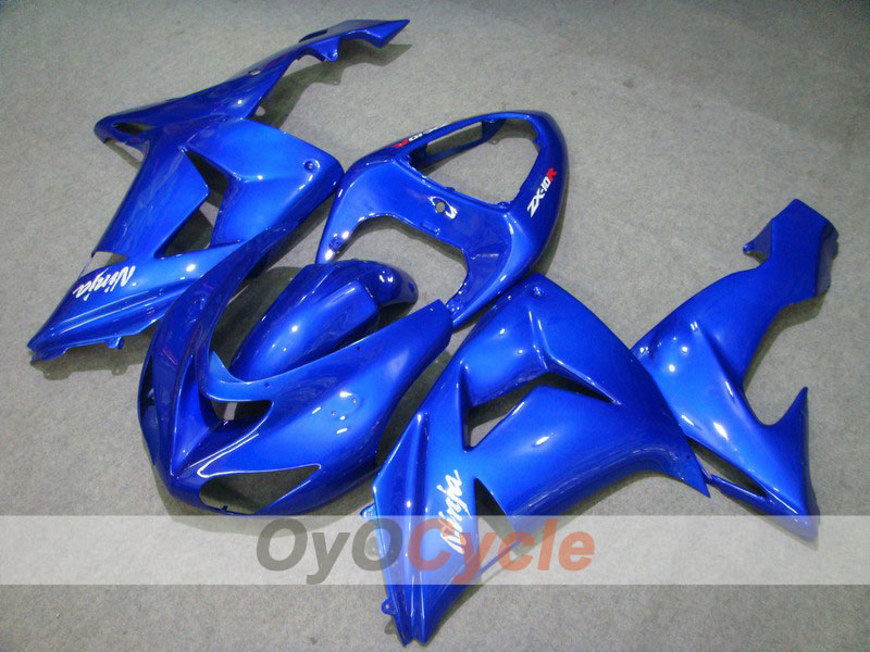 Kit carenatura a iniezione per NINJA ZX-10R 06-07 - Blu - Stile di fabbrica #OYO87901586 Immagine principale del prodotto