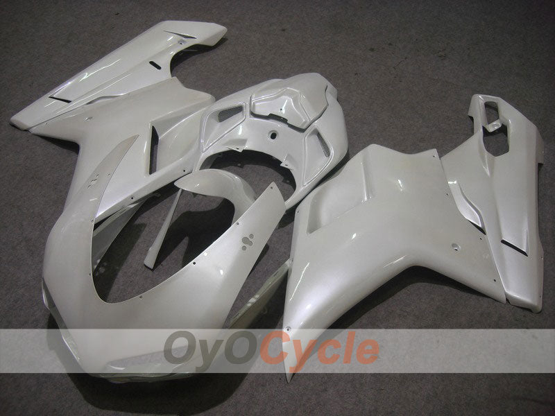 Kit carene stampate a iniezione per Ducati 1198 09-11 - Bianco - Stile originale #OYO87902332 Immagine principale del prodotto