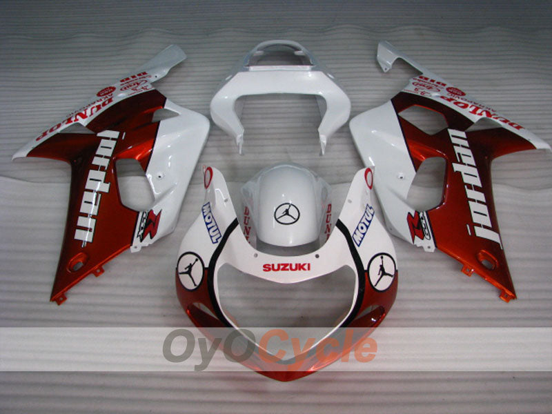 Kit carene a iniezione per GSX R600 01-03 - Rosso, Bianco - MOTUL #OYO87905090 Immagine secondaria del prodotto
