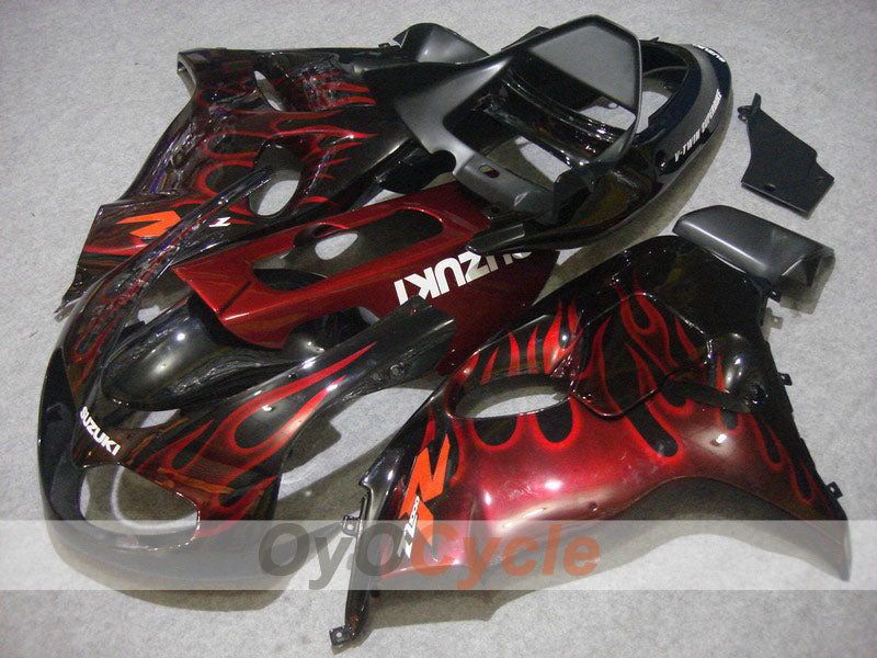 Kit carene a iniezione per TL1000R 98-03 - Rosso, Nero - Fiamma #OYO87903280 Immagine principale del prodotto