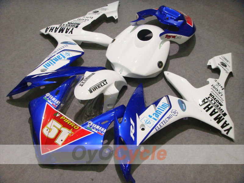 Kit carenatura a iniezione per YZF-R1 04-06 - Blu, Bianco - Stile Fabbrica, MOTUL #OYO87900847 Immagine principale del prodotto