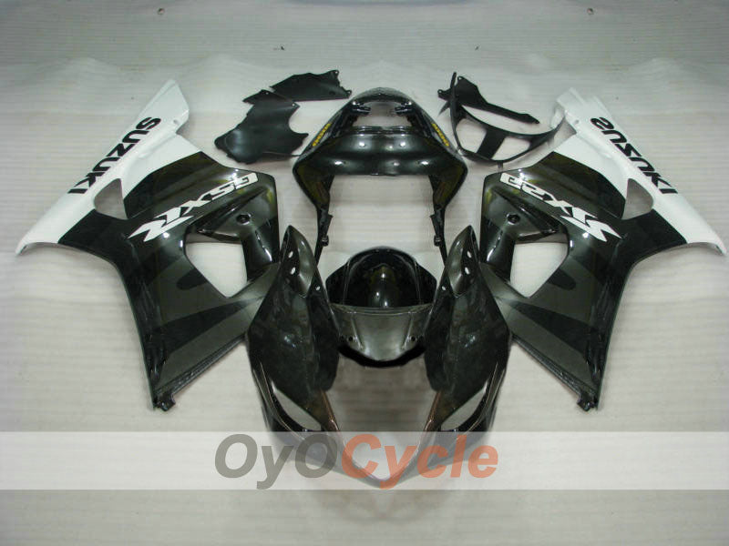 Kit carenatura a iniezione per GSX R1000 03-04 - Bianco, Nero - Stile di fabbrica #OYO87901866 Immagine principale del prodotto